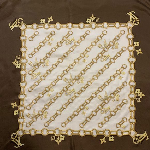 Louis Vuitton Accessories - Authentic Louis Vuitton silk scarf